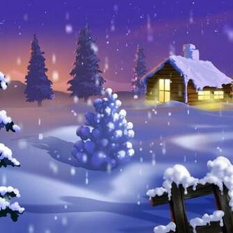iPad Wallpaper Christmas Scenery Mini