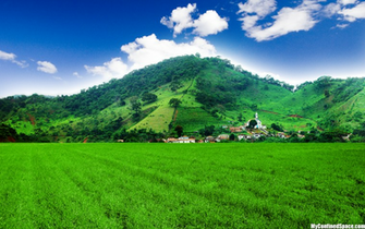 Green Hill Wallpaper High Res Collcetion Cool