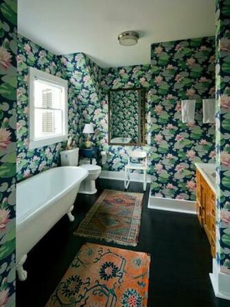 Wall Of This Print Have You Ever Wallpapered A Small Room Big Prints