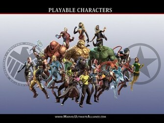 Marvel Ultimate Alliance Character S Wallpaper Photo Custom