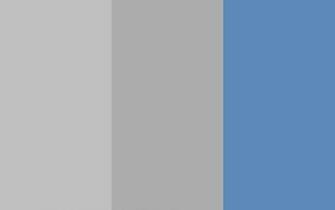 Silver Chalice And Lake Blue Three Color Background