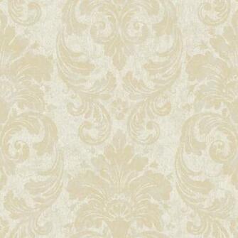 Gold Velvet Damask Wallpaper Wall Sticker Outlet