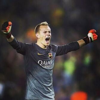 Mesqueunclub Gr Picture Ter Stegen Celebrating Goal