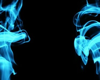 Blue Smoke Wallpaper