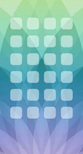 Pattern Apple Events Green Blue Purple Shelf Wallpaper Sc