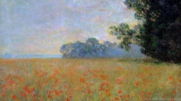 Claude Monet Wallpaper Oat And Poppy Field