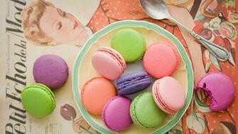 Macarons Wallpaper High Definition