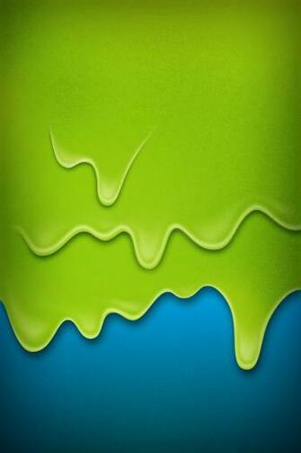 Green And Blue Painting Wallpaper iPhone