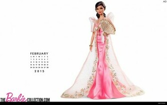 February Barbie Collectors Wallpaper