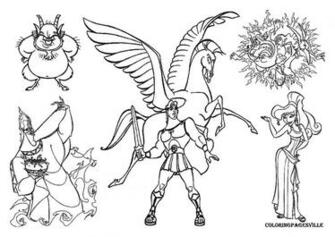Hercules Coloring S Wallpaper Printable For Kids