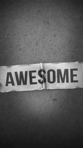 Awesome Sticker iPhone Wallpaper HD