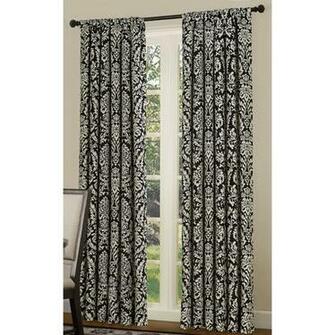 Allen Roth L Black Bristol Window Panel
