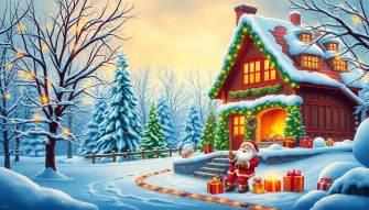 Christmas Poster Template Wallpaper
