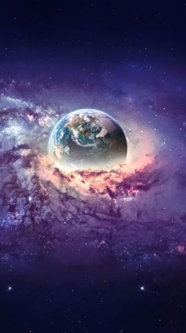 Space Wallpaper Painting Galaxy
