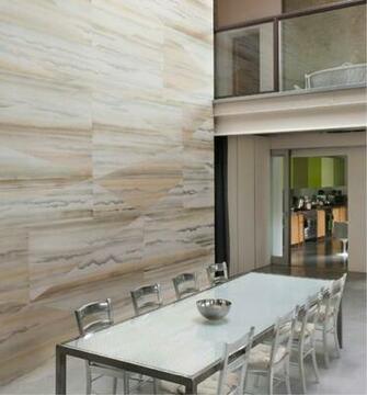 Dining Room Wallpaper Travertine Contemporary