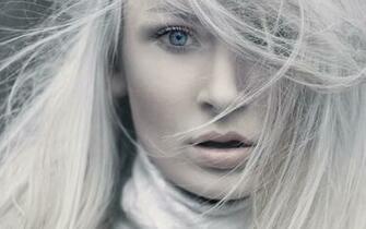 Beautiful Blonde Wallpaper Stock Photos