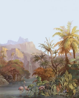 Vale St John S Wood Little Venice Handpainted Wallpaper By Zuber