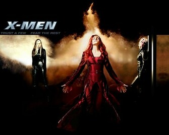 X3 Ladies X Men The Movie Wallpaper