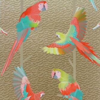 Matthew Williamson Arini Wallpaper Gold