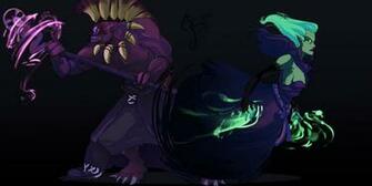 Dota Wallpaper Dota2 Fanart Dazzle And Death Prophet By Ceshira