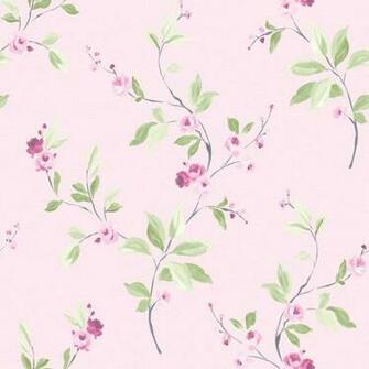 Tivoli Floral Leaf Pattern Flower Metallic Motif Wallpaper