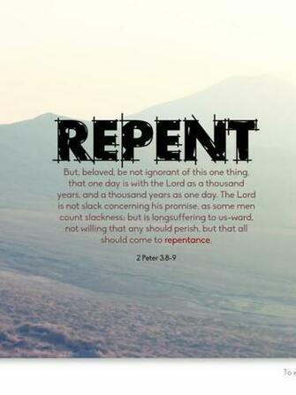 All Should Come To Repentance Crossmap