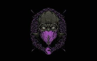 Wallpaper Minimalism Style Logo Background Mask Fighter