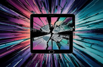 Broken iPad Wallpaper