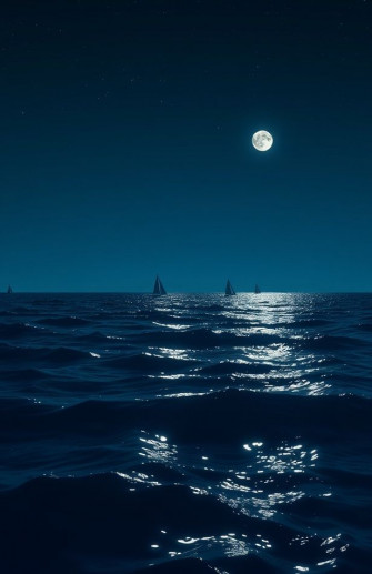 Night Ocean Wallpaper