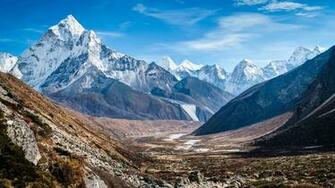 Ama Dablam Mountain Himalaya Range Nepal UHD 4k Wallpaper