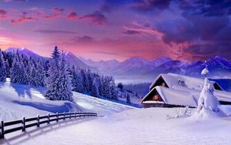 Beautiful Winter Scenery Wallpaper