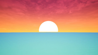 Waifu Impact Sunset 4k HD Wallpaper Image