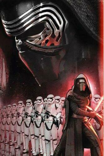 Kylo Ren First Order Phone Wallpaper By Mycinematonesdepo