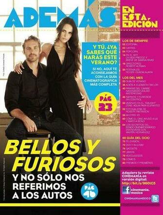 Paul Walker And Jordana Brewster Magazine Scans Wallpaper Image