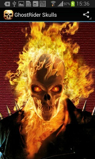 Bigger Ghostrider Skulls Wallpaper For Android Screenshot