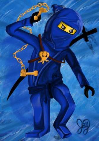 Lego Ninjago Jay By Purrgir
