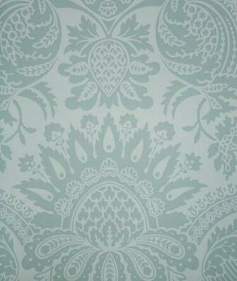 Dukes Damask Duck Egg Blue Wallpaper Cole Son