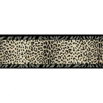 Black And Beige Animal Print Prepasted Wallpaper Border At Lowes