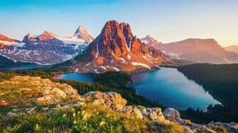 Wallpaper Canada British Columbia Mountain Lake