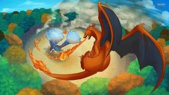 Charizard Vs Blastoise Pokemon Wallpaper