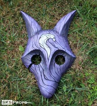 Kindred Wolf Mask League Of Legends Sks Props By Sksprops On