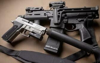 Wallpaper Gun Weapons Pistol Weapon Muffler Carabiner