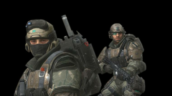 Render Halo Renders Reach Odst Marines War Guerre Militaires