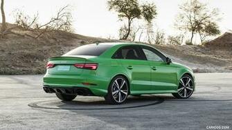 Audi Rs3 Sedan Color Viper Green Rear Three Quarter HD