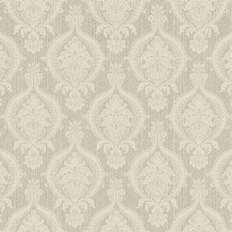 Grey And Cream Weave Damask Wallpaper Wall Sticker Outlet
