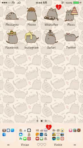 Pusheen Cat Icon Set