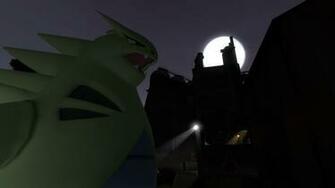 On Tyranitar Architecture HD Wallpaper