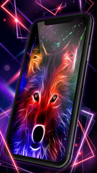Galaxy Animals Wallpaper
