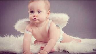Baby Angel With Wings X Close