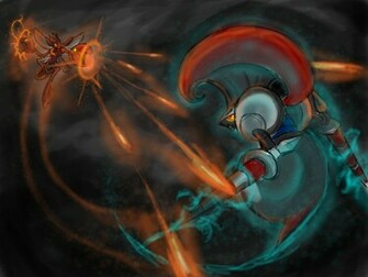 Scizor Vs Escavalier By Lordkomodo